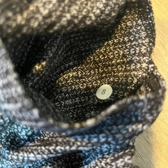 Lululemon Skinny Will Pant / Legging, Pique Black (Gray & Black), Size 8 - Picture 7 of 9